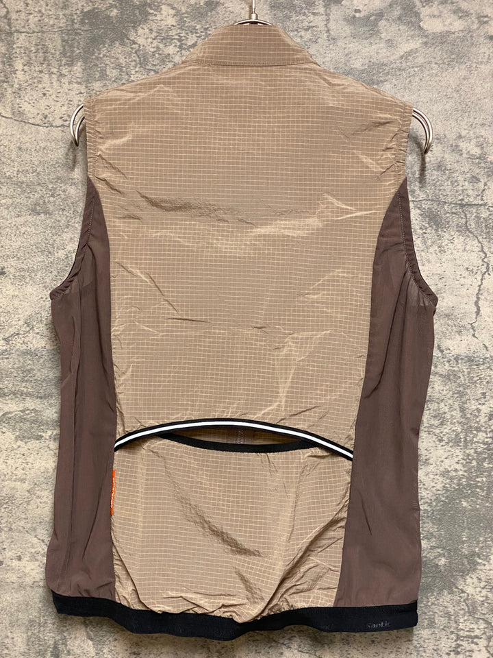 JP279 サンティック Santic ジレ サイクルベスト ブラウン M