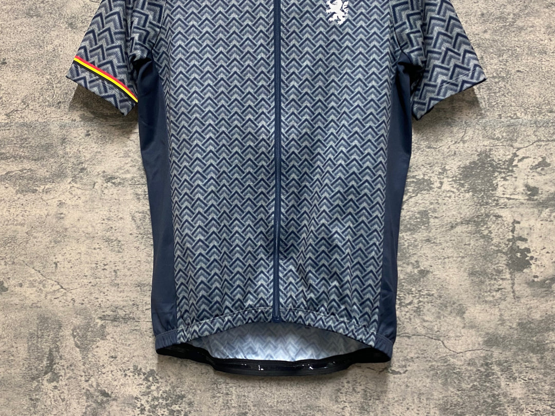 JO551 カペルミュール KAPELMUUR 半袖 サイクルジャージ グレー 鱗柄 M