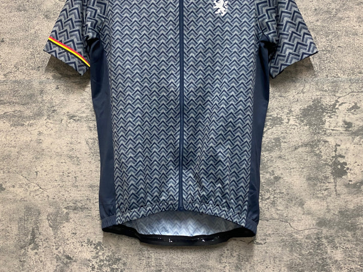 JO551 カペルミュール KAPELMUUR 半袖 サイクルジャージ グレー 鱗柄 M