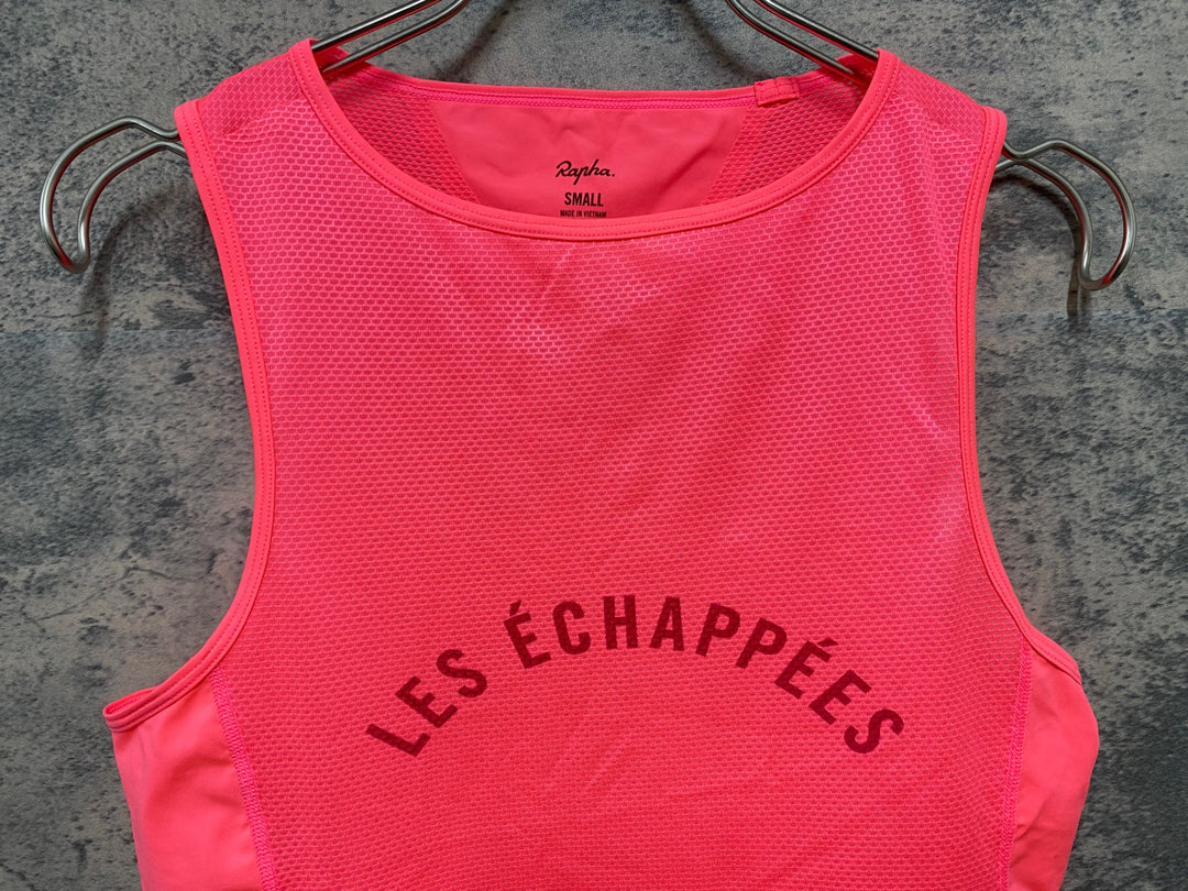 JY101 ラファ Rapha SOUPLESS BASE LAYER SLEEVELESS ノースリーブ ベースレイヤー インナー ピンク S