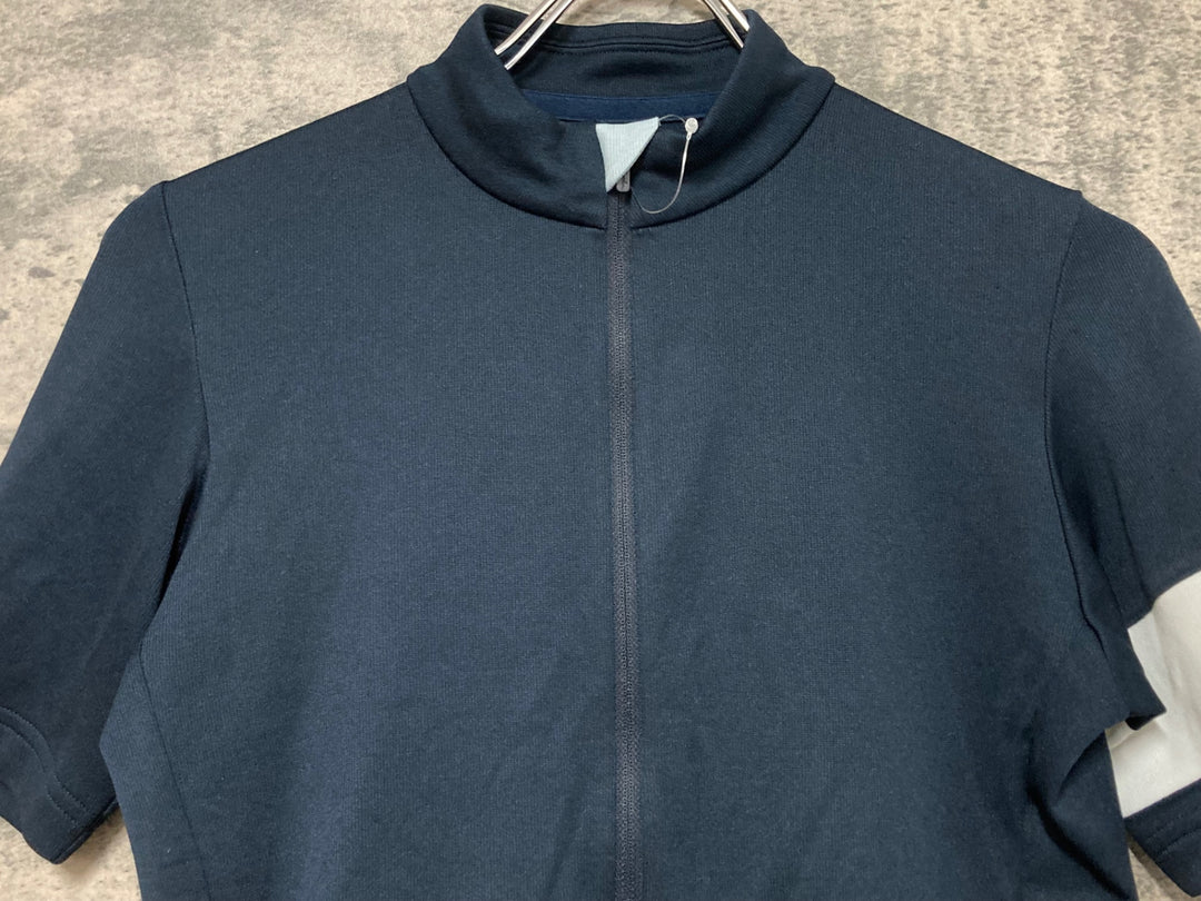 JW747 ラファ Rapha CLASSIC JERSEY 半袖 サイクルジャージ 紺 XS
