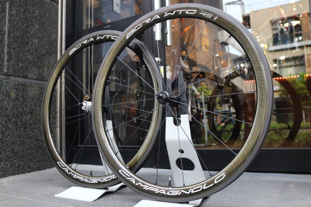 カンパニョーロ CAMPAGNOLO ボーラ BORA WTO 45 カーボン ホイールセット シマノ12/11S ワイドリム 19C 【東京南麻布店】