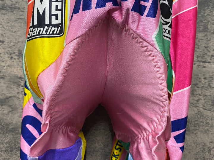JV538 サンティーニ Santini ビブショーツ ピンク S QUICK STEP