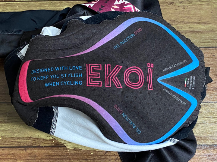 JJ171 エコイ EKOi ビブタイツ 黒 サイズ不明 裏起毛