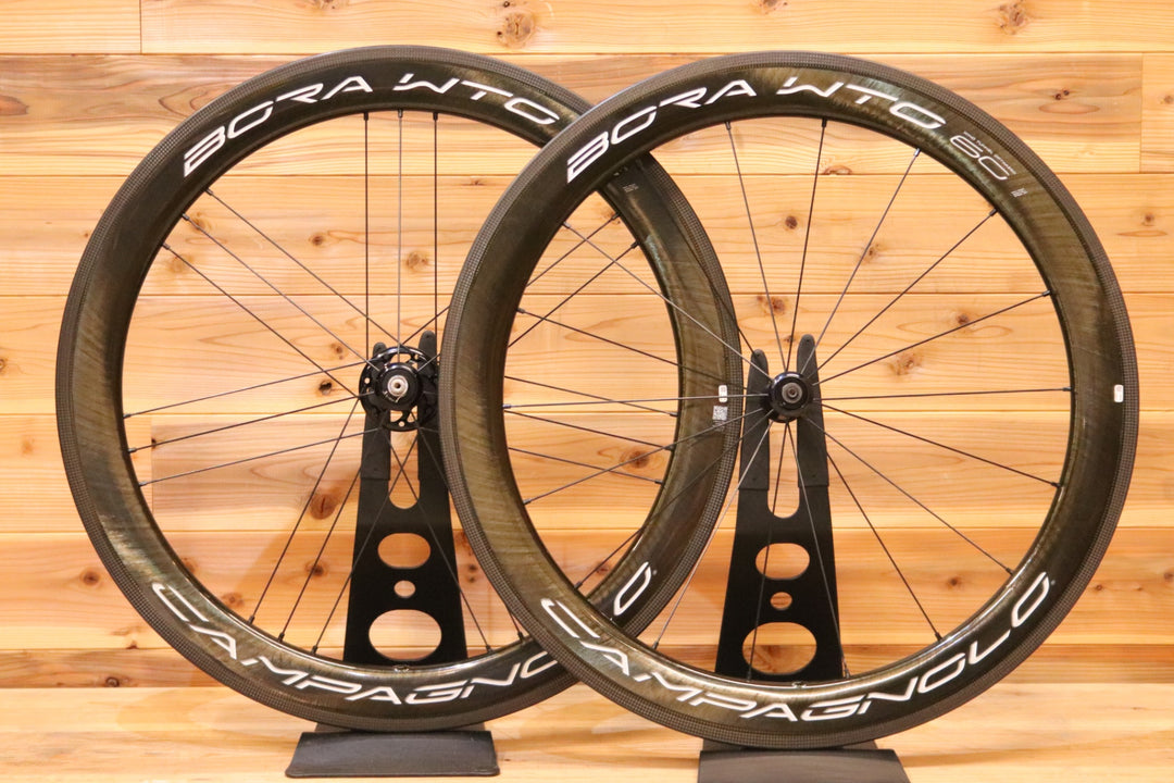 カンパニョーロ CAMPAGNOLO ボーラ BORA WTO 60 RIM AC3 シマノ 11S/12S 19C カーボン チューブレス ホイールセット 【広島店】