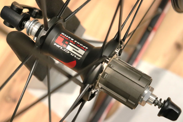 フルクラム FULCRUM レーシング RACING 1 2WAY-FIT アルミ チューブレス ホイールセット シマノ10S ナローリム 15C  【仙台店】