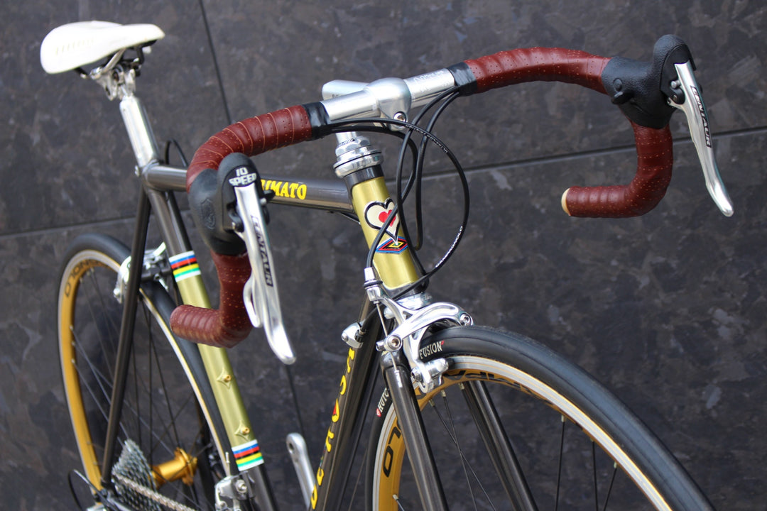 デローザ DE ROSA ネオプリマート NEO PRIMATO 2009頃 52サイズ カンパニョーロ ケンタウル 10S クロモリ ロードバイク GOLD KHAMSIN 【福岡店】