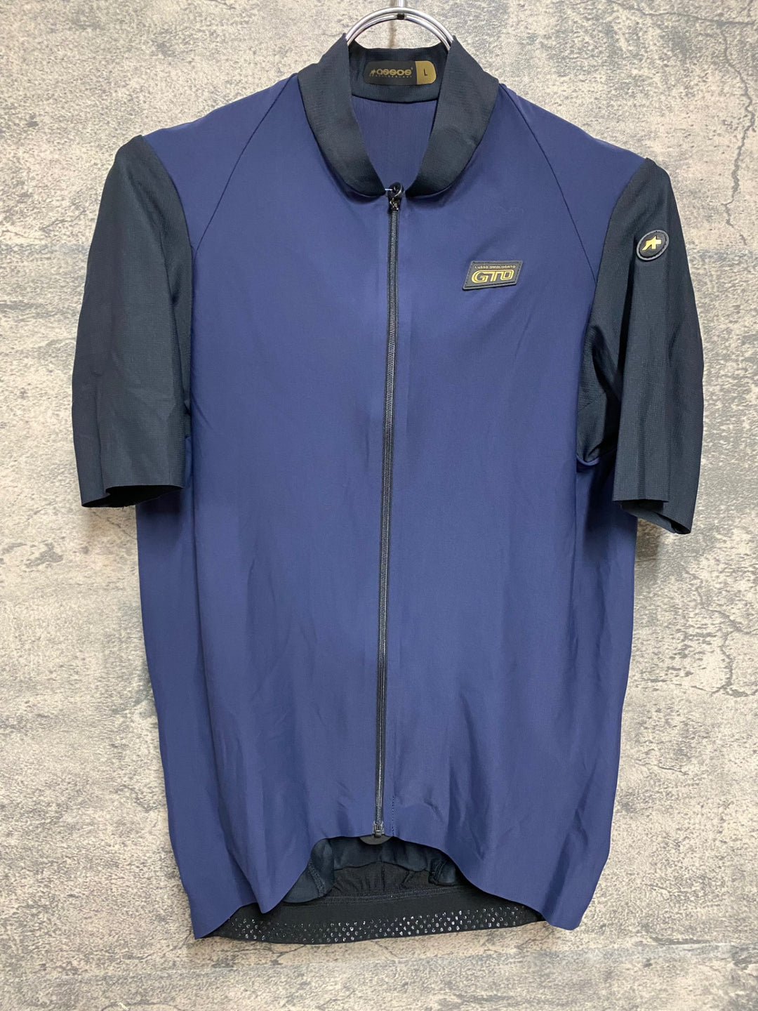 KP851 アソス ASSOS GTO 半袖 サイクルジャージ 濃紺 L