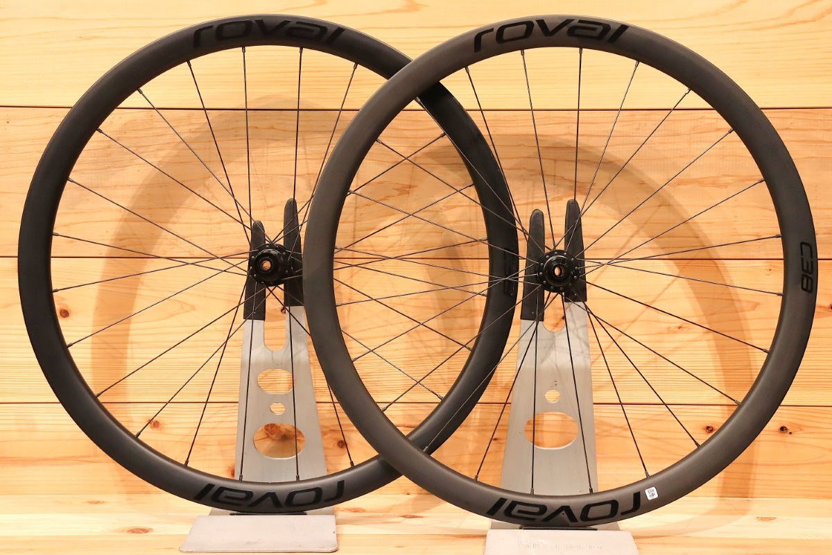 ロヴァール ROVAL C38 カーボン チューブレス ホイールセット シマノ12