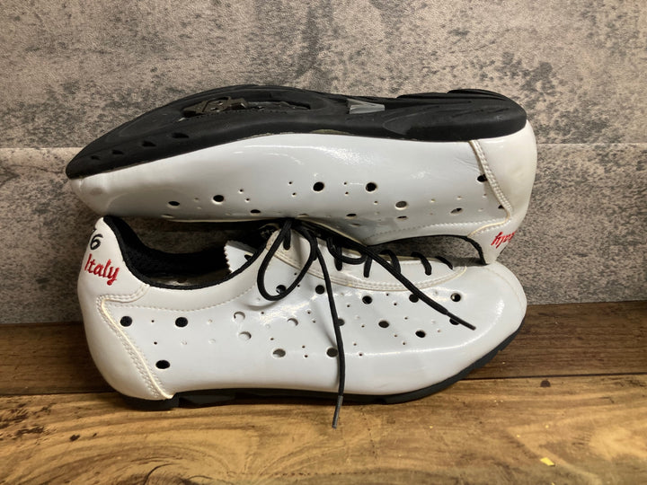 JZ182 ヴィットリア Vittoria Shoes 1976 Classic L-RUBBER ビンディングシューズ EU38 2穴 白