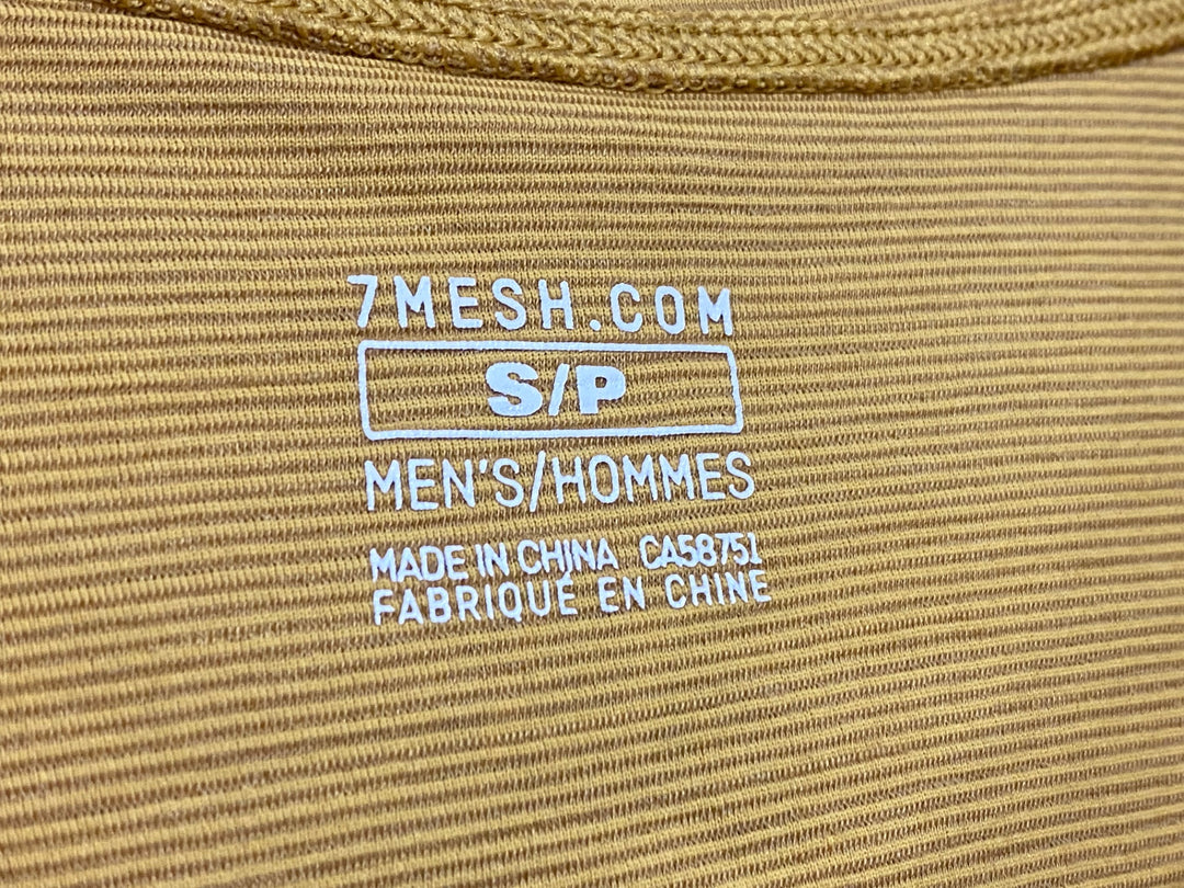 KK251 セブンメッシュ 7MESH Hommes 長袖 Tシャツ マスタード S