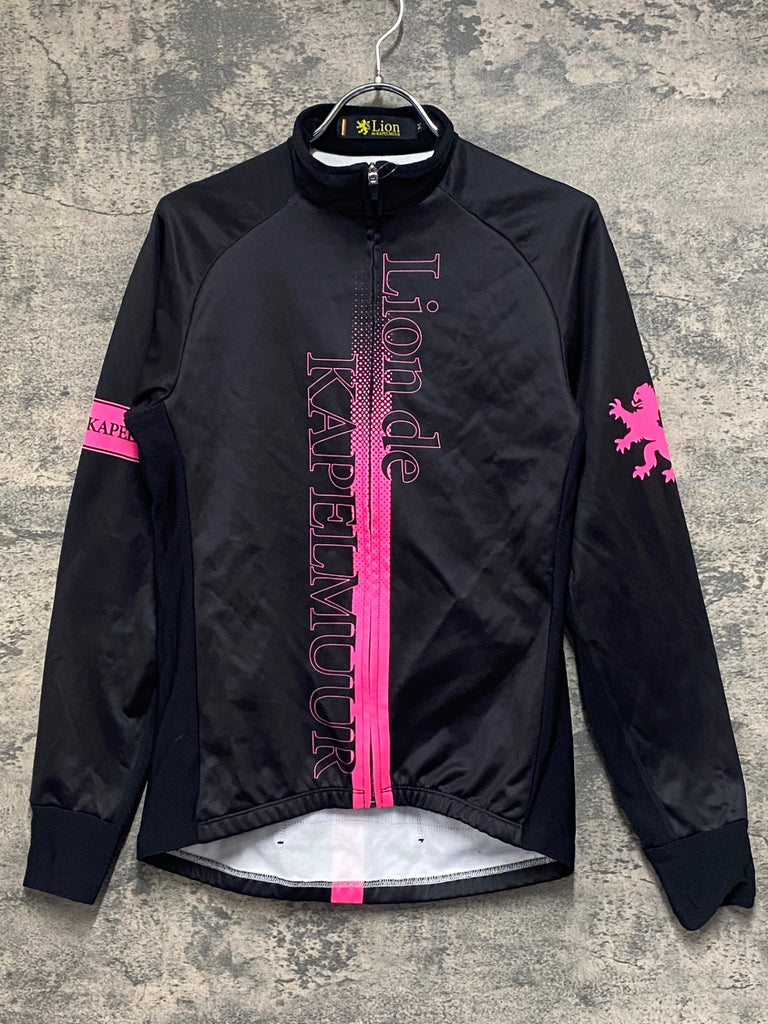 Lion de KAPELMUUR サイクルジャケット レッド/ブラックサイズM JU570 リオンドカペルミュール Lion de KAPELMUUR 長袖 サイクル