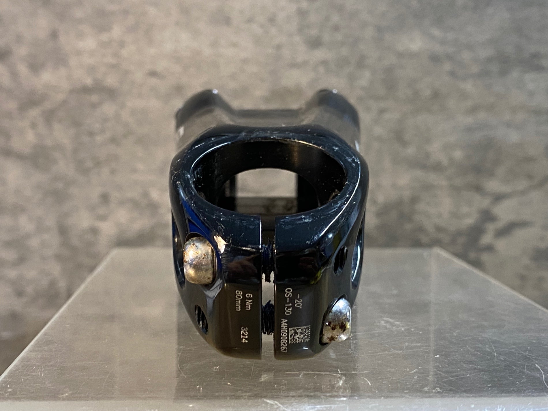 JS134 FSA SL-K アルミ ステム 黒 80mm Φ31.8 OS -20° ※ボルト社外品