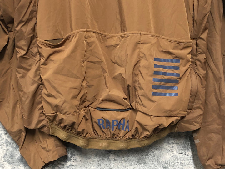 KI981 ラファ Rapha PRO TEAM INSULATED JACKET 長袖 サイクルジャケット ブラウン L