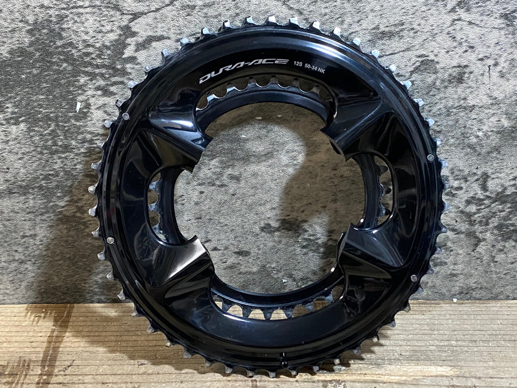 DURA-ACE FC-R9200 50-34T チェーンリング Amazon.co.jp: シマノ デュラエース FC-9200 アウターチェーンリング