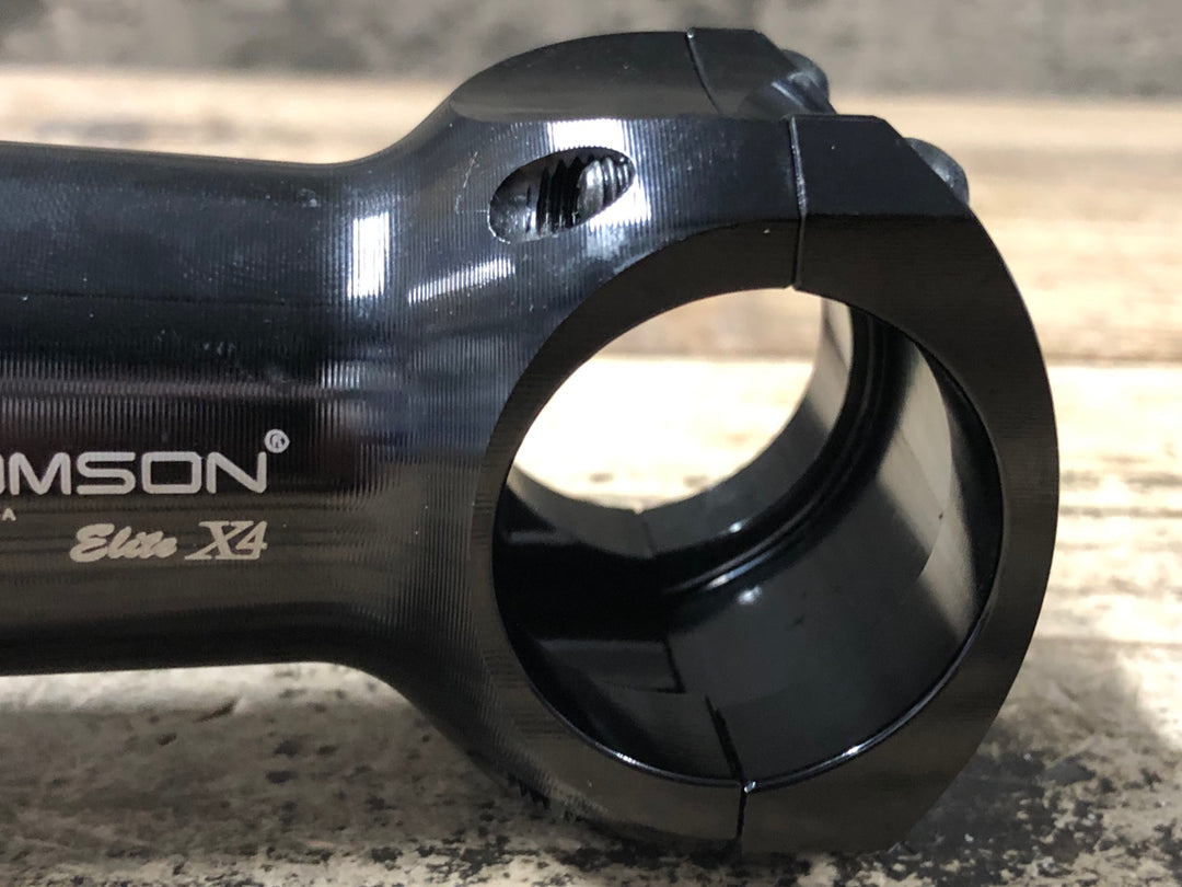 JU820 トムソン THOMSON ELITE X4 ステム 黒 110mm Φ31.8 OS スペーサー20,10,5 トップキャップ付