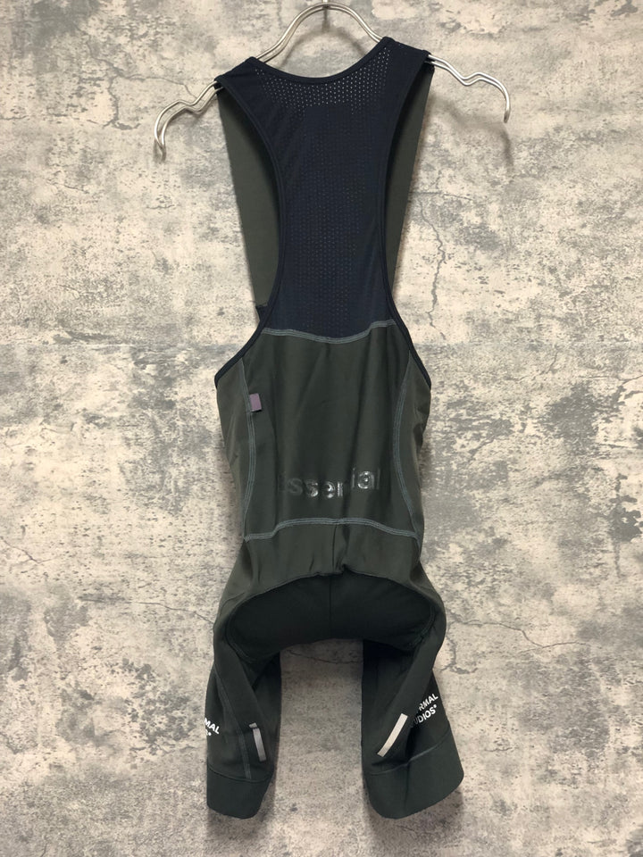 KK146 パスノーマルスタジオ PAS NORMAL STUDIOS MEN'S ESSENTIAL THERMAL BIBS 裏起毛 ビブショーツ Sサイズ