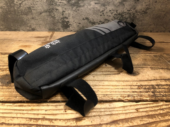 KE576 ジャックウルフスキン Jack Wolfskin トップチューブフレームバッグ ブラック