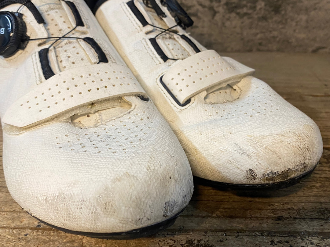 JQ903 ボントレガー BONTRAGER Circuit Road Shoe ビンディングシューズ SPD-SL EU40 白
