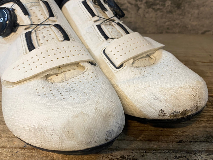 JQ903 ボントレガー BONTRAGER Circuit Road Shoe ビンディングシューズ SPD-SL EU40 白