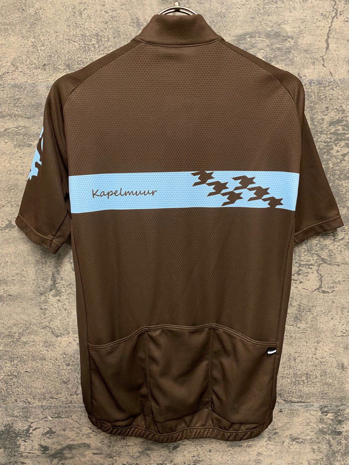 KB768 カペルミュール KAPELMUUR 半袖 サイクルジャージ ブラウン L