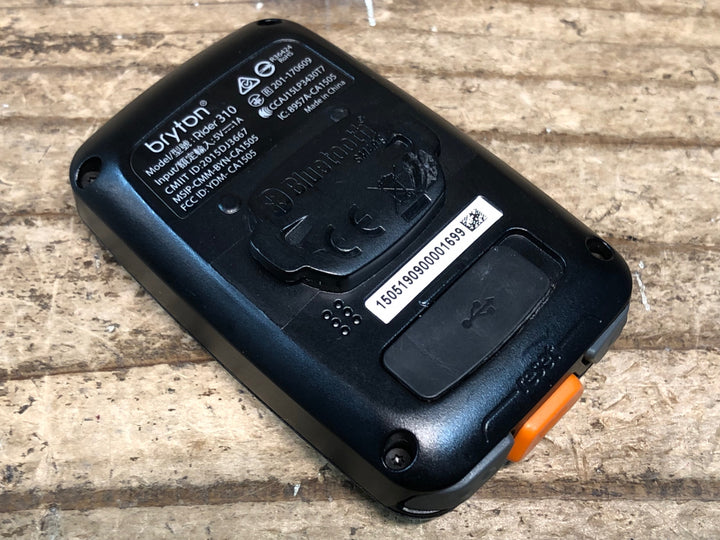 JJ869 ブライトン bryton Rider 310 サイクルコンピューター スピード ケイデンスセンサー付属