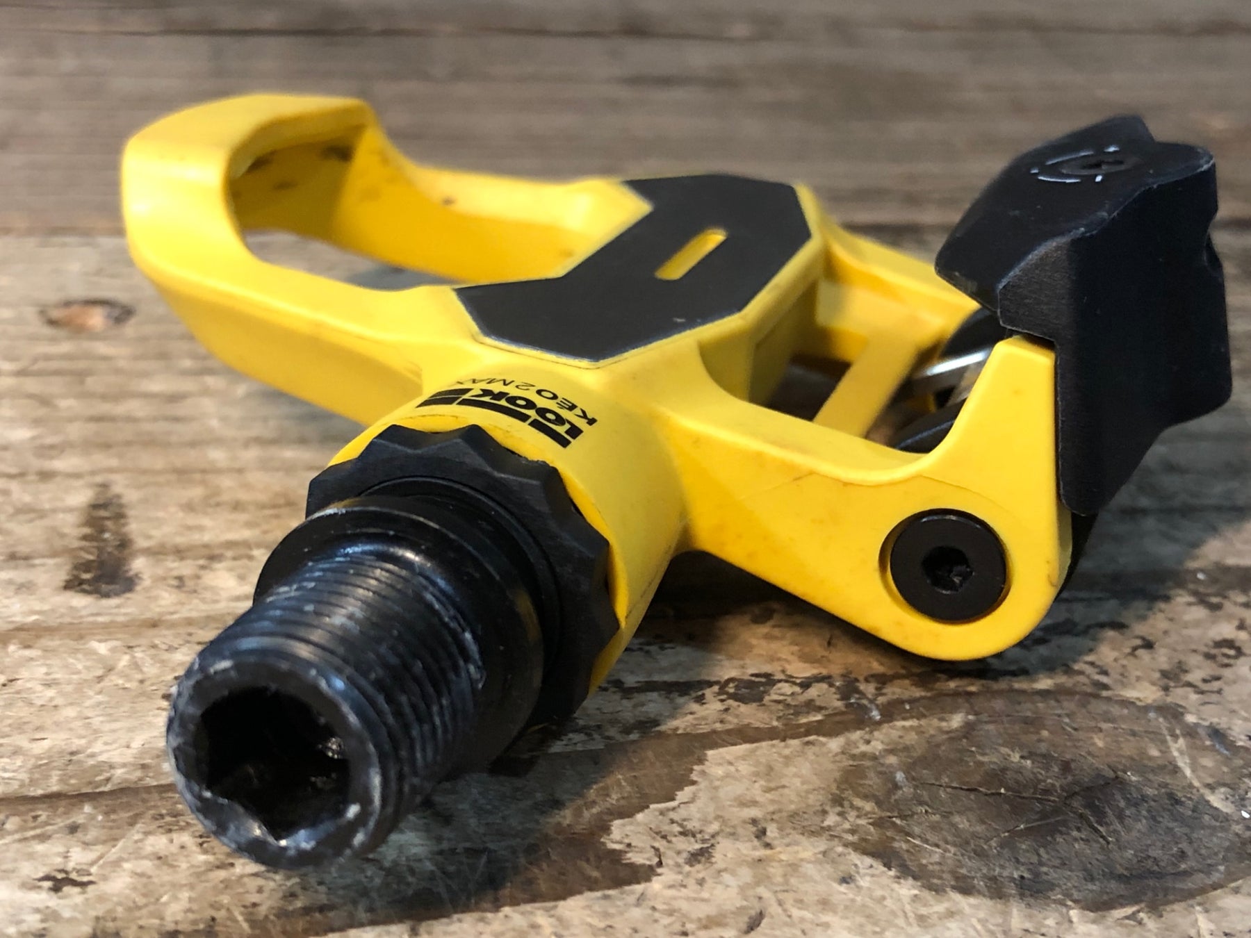 JS924 ルック LOOK KEO 2 MAX ビンディングペダル 黄 Alberto Contador