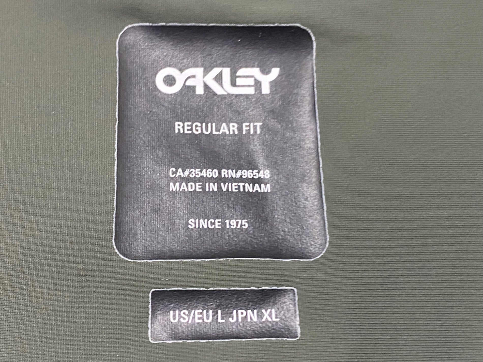 KI785 オークリー OAKLEY 長袖 サイクルジャージ 緑 REGULAR FIT XL