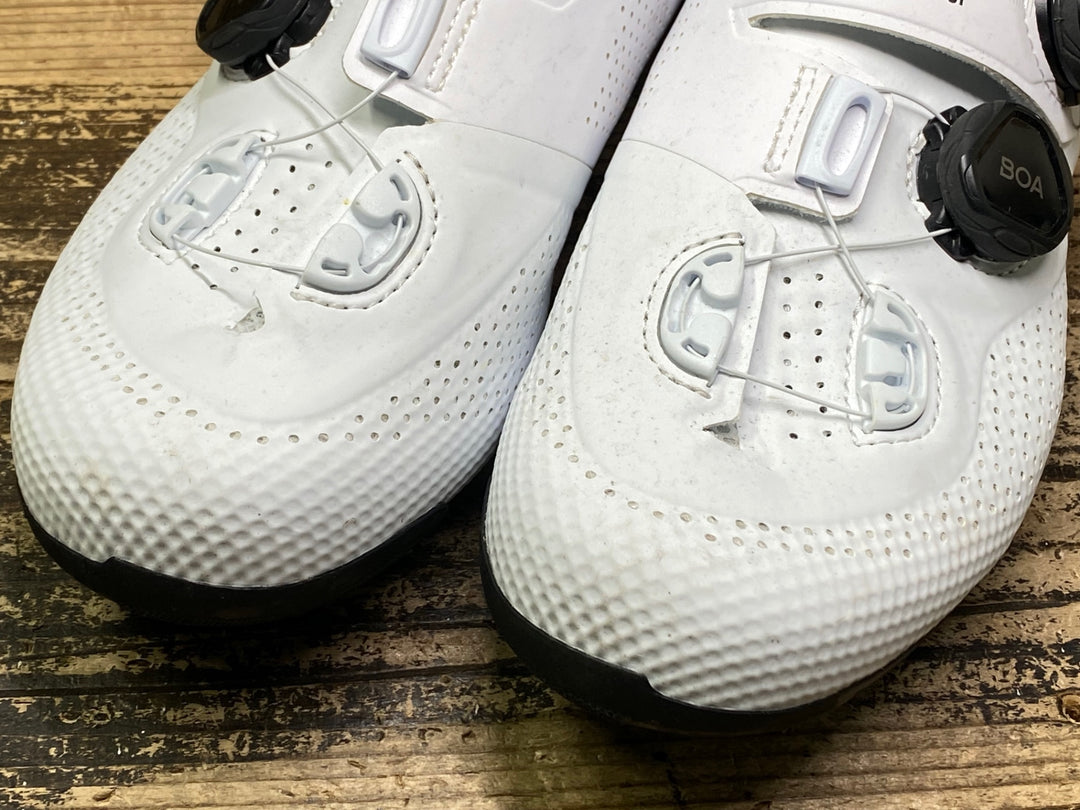 JP133 シマノ SHIMANO RC7 SHRC703M WIDE ビンディングシューズ 3穴 BOA 白 EU41