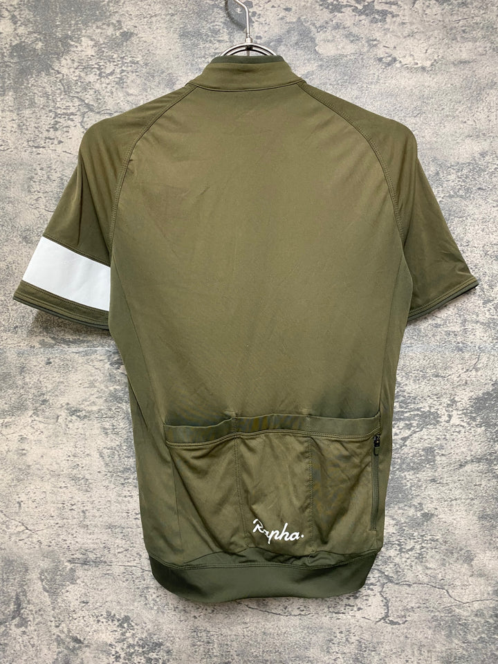 JP922 ラファ Rapha CORE JERSEY 半袖 サイクルジャージ カーキ XS