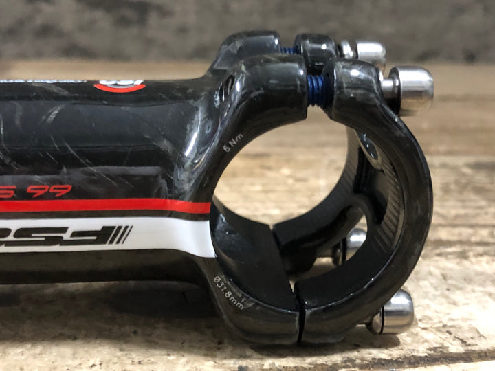 KJ373 FSA OS99 カーボンラップ アルミ ステム 90mm Φ31.8 OS ±6° コラムスペーサー付属