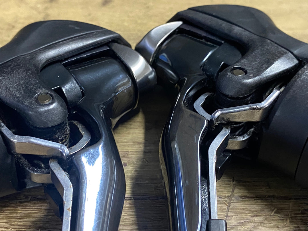 KI923 シマノ SHIAMNO デュラエース DURA-ACE ST-9001 2×11S 左右セット 右レバー変速滑り ジャンク