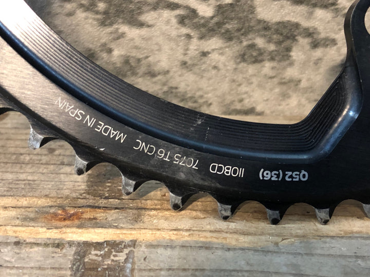 JR074 ローター ROTOR 楕円 チェーンリング セット 4ARM PCD110 52/36T