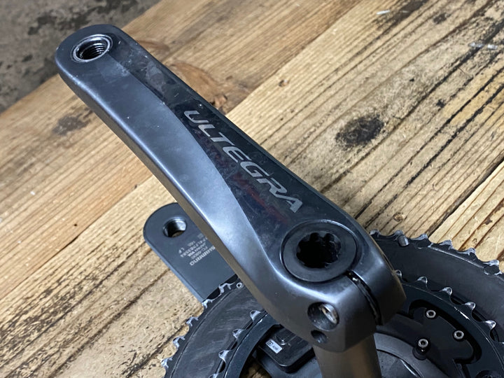 KJ439 パイオニア Pioneer シマノ SHIMANO アルテグラ ULTEGRA FC-6800 パワーメーター クランクセット 50/34T 165mm 動作未確認