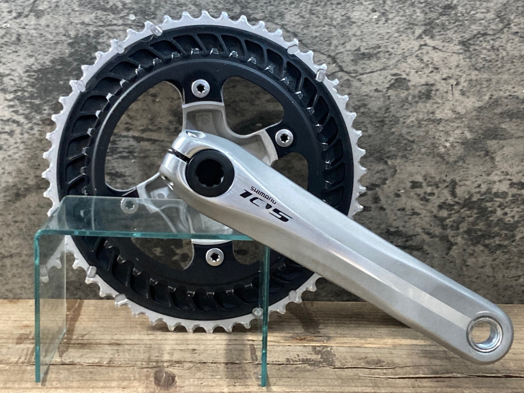JZ802 シマノ SHIMANO 105 FC-5800 2×11S 172.5mm 52/36T クランクセット シルバー
