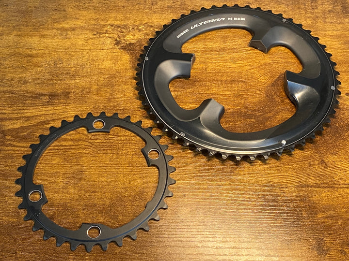 KP403 SHIMANO ULTEGRA FC-R8000 チェーンリングセット50/34T 完成車外し