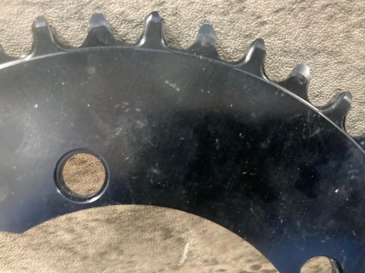 KN014 ストーン STONE ナローワイド チェーンリング 黒 44T PCD110
