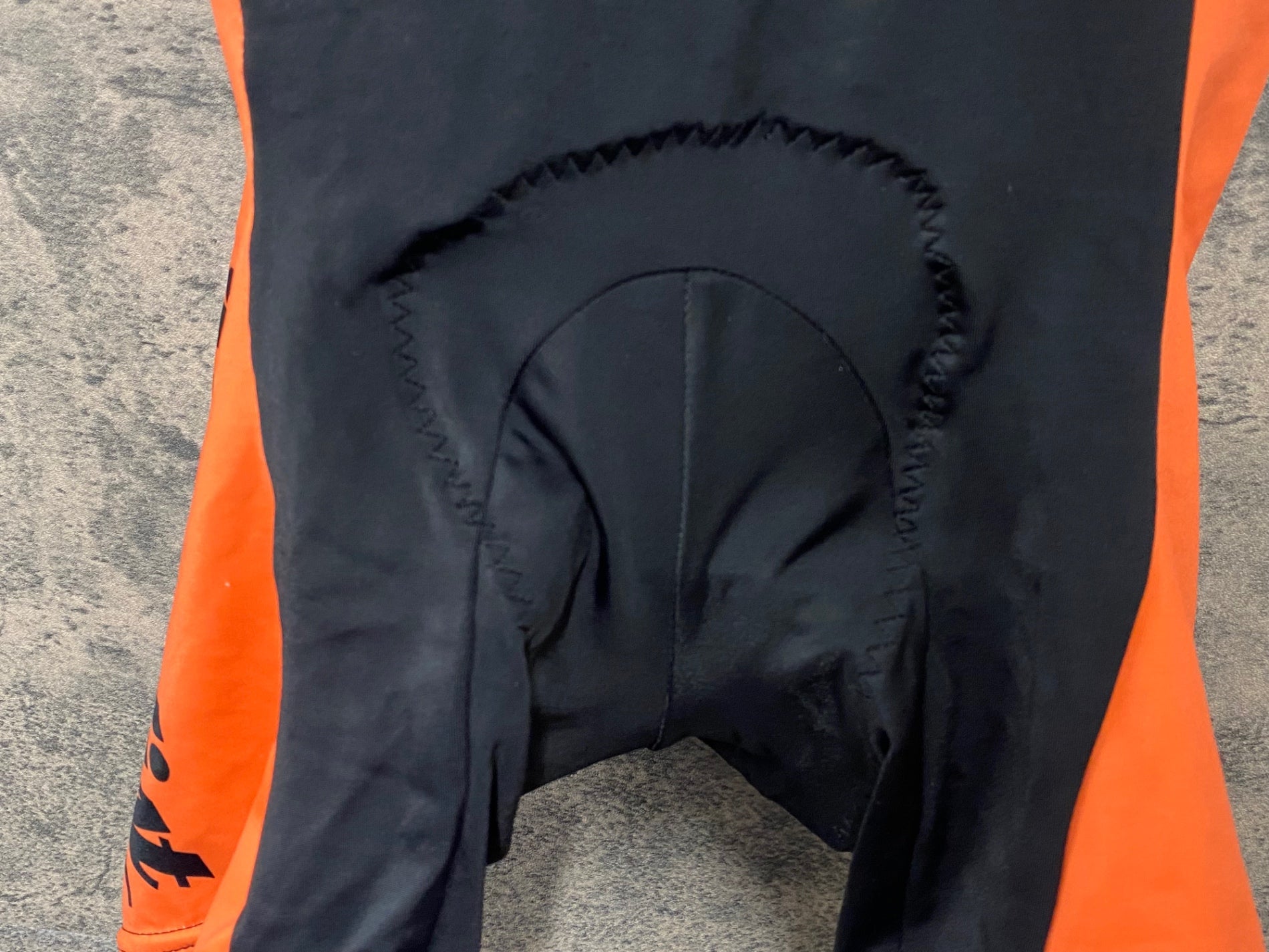 JW449 パールイズミ PEARL iZUMi ビブショーツ 黒 オレンジ S Pedalist