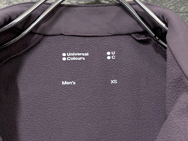 KN746 ユニバーサルカラーズ Universal Colours MONO 長袖 サイクルジャージ 薄紫 XS 裏起毛