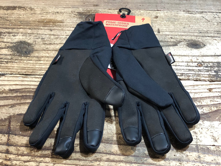 JV589 スペシャライズド SPECIALIZED PRIME SERIES WATATERPROOF 長指 グローブ 黒 S 裏起毛 POLARTEC