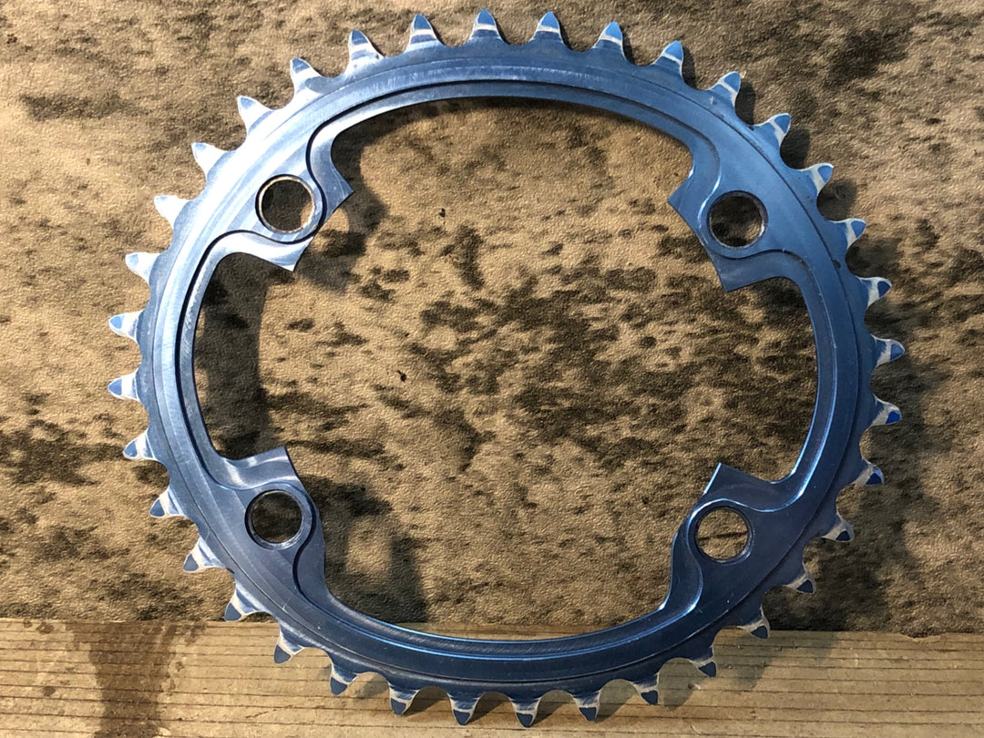 JU710 スミス SMITH Baroque Gear Ⅲ チェーンリング 青 36T±2 90°