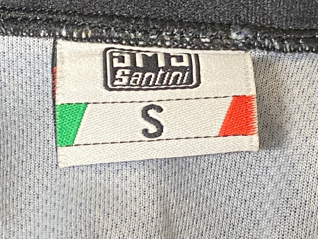 JW995 サンティーニ Santini 半袖 サイクルジャージ 黒 S ※擦れ