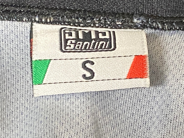 JW995 サンティーニ Santini 半袖 サイクルジャージ 黒 S ※擦れ