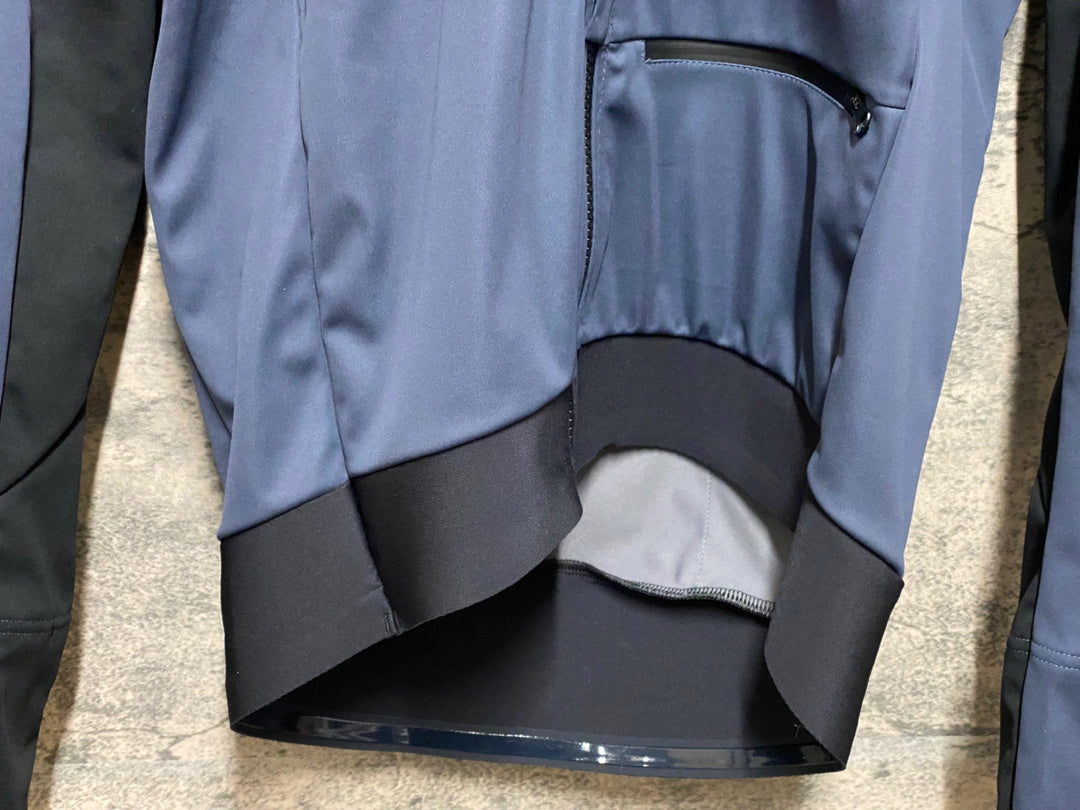 JQ759 カステリ CASTELLI ALPHA DOPPIO ROS JACKET 長袖 サイクルジャケット グレー M ROSSOCORSA WINDSTOPPER