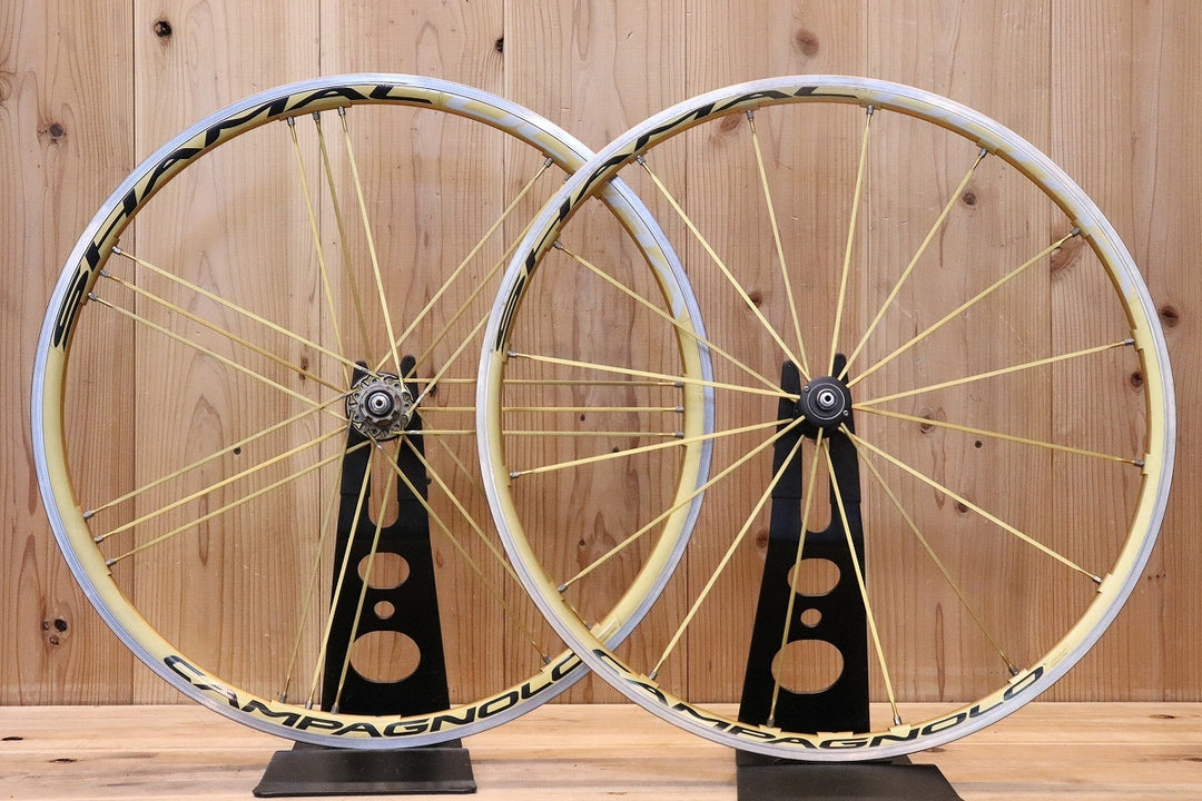 カンパニョーロ CAMPAGNOLO シャマル ウルトラ SHAMAL ULTRA GOLD ホイールセット アルミ クリンチャー カンパ12/11S 15C 【芦屋店】