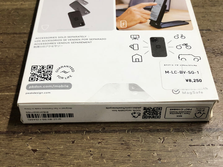 KE767 ピークデザイン PEAK DESIGN EVERYDAY LOOP CASE スマートフォンケース iPhon 16 Pro Max ブラック 未使用