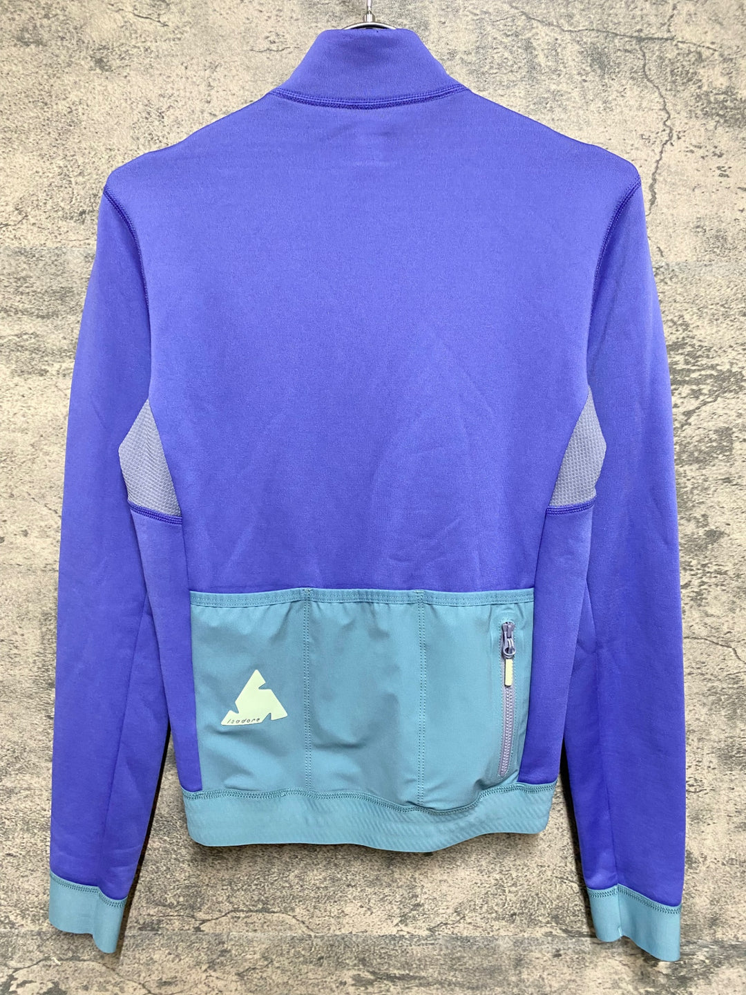 KS239 イザドア Isadore Alternative Eco Fleece Long Sleeve Jersey 長袖 サイクルジャージ 紫 S 裏起毛