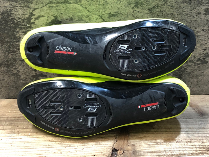 JY594 ノースウェーブ NORTHWAVE EXTREME GT ビンディングシューズ SPD-SL 黄色 EU43.5