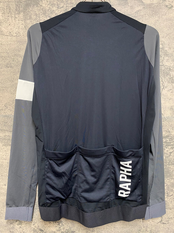 JP854 ラファ Rapha PRO TEAM LONG SLEEVE TRAINING JERSEY 長袖 サイクルジャージ 黒 M