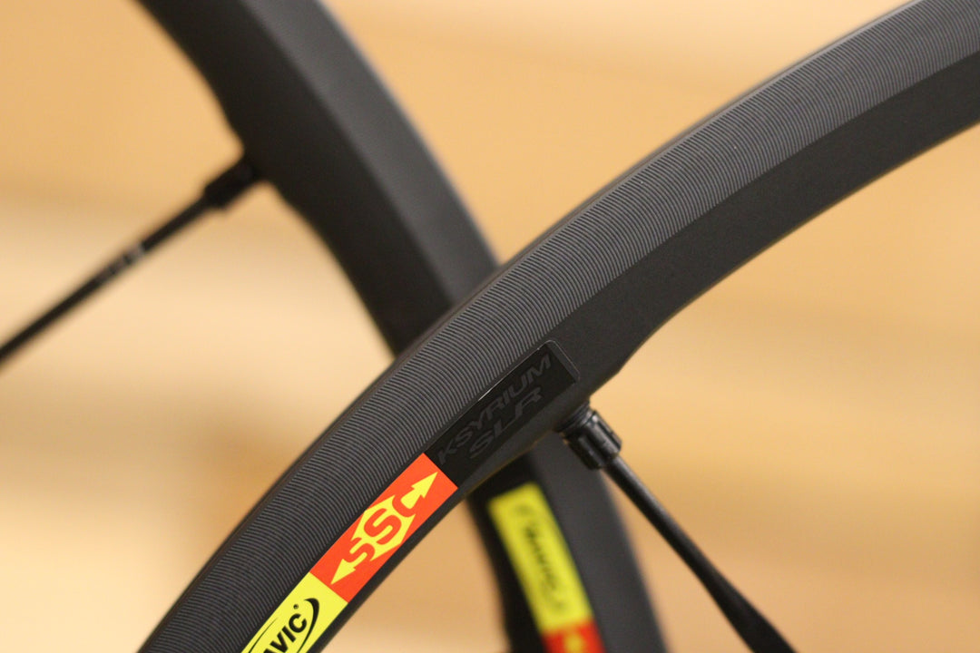 マヴィック MAVIC キシリウム エグザリット KSYRIUM SLR EXALITH アルミ クリンチャー ホイールセット シマノ12/11S 15C 【立川店】